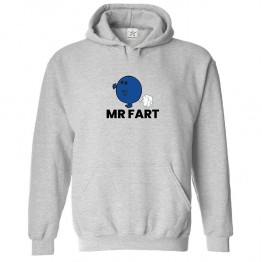 Mr Fart Unisex Classic Funny Kids and Adults Pullover Hoodie